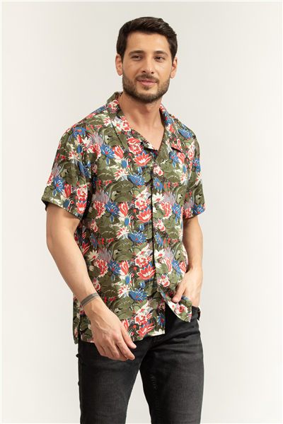 Boss Beach Shirt Erkek Bisiklet Yaka T-Shirt