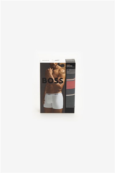 Boss BoxerBr 3P Power Erkek 3lü Boxer Mavi