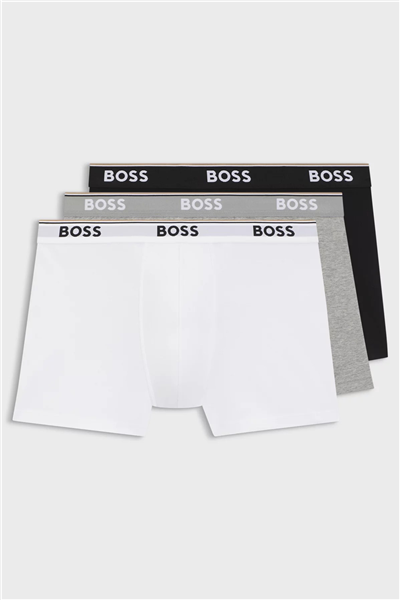 Boss BoxerBr 3P Power Erkek 3lü Boxer Çok Renkli