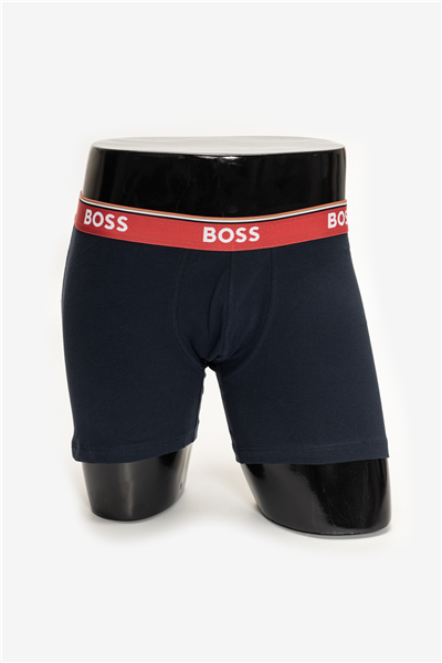 Boss BoxerBr 3P Power Erkek 3lü Boxer Mavi