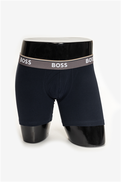 Boss BoxerBr 3P Power Erkek 3lü Boxer Mavi