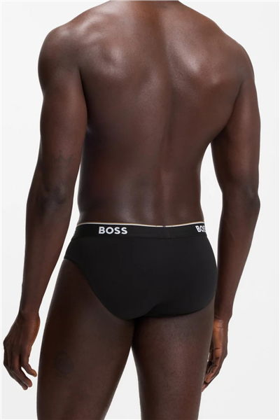 BOSS Brief 3P Power Erkek 3lü Boxer Siyah