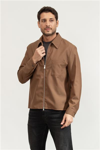 BOSS C-Carper-Zip Erkek Mont