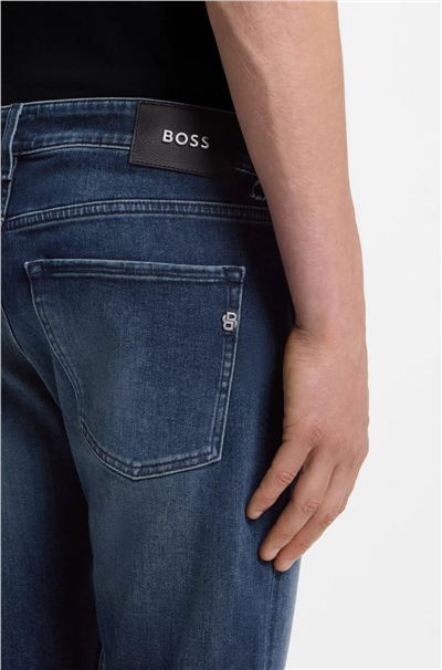 BOSS C Delaware Erkek Jean Pantolon Mavi
