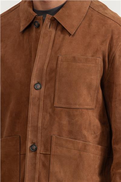 BOSS C-Markuedo Erkek Süet Mont