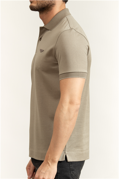 Boss C Parlay 248 Aston Martin Erkek Polo Yaka T-Shirt Gri
