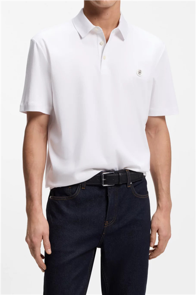 BOSS C Parris 01 Erkek Polo Yaka T-Shirt Beyaz
