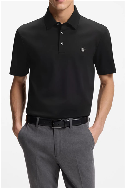 BOSS C Parris 01 Erkek Polo Yaka T-Shirt Siyah