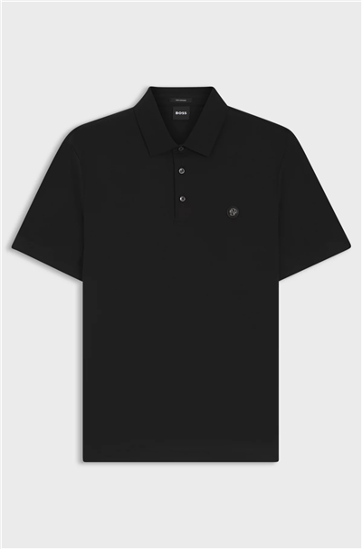 BOSS C Parris 01 Erkek Polo Yaka T-Shirt Siyah