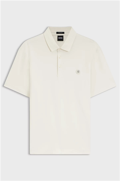 BOSS C Parris 01 Erkek Polo Yaka T-Shirt Beyaz