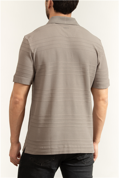 BOSS C Parris 242 Aston Martin Erkek Polo Yaka T-Shirt Gri