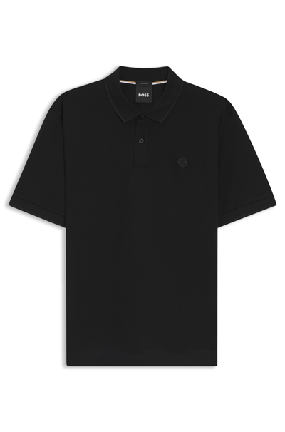 Boss C Parris 98 Erkek Polo Yaka T-Shirt Siyah