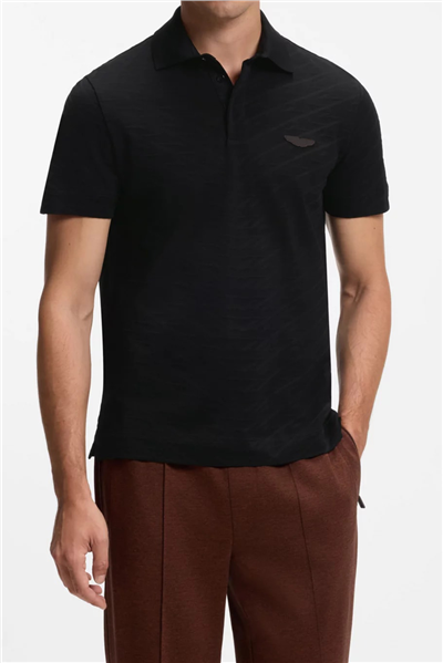 BOSS C Prout 180 Am Erkek Polo Yaka T-Shirt Siyah