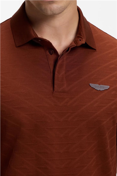 BOSS C Prout 180 Am Erkek Polo Yaka T-Shirt Kahverengi