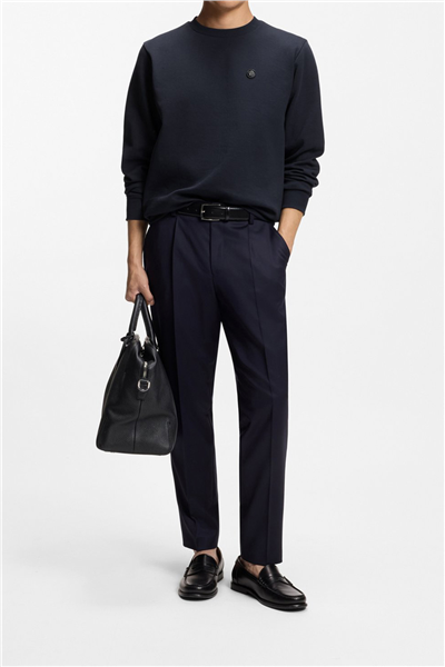 BOSS C Sharpe 01 Erkek Bisiklet Yaka Sweatshirt