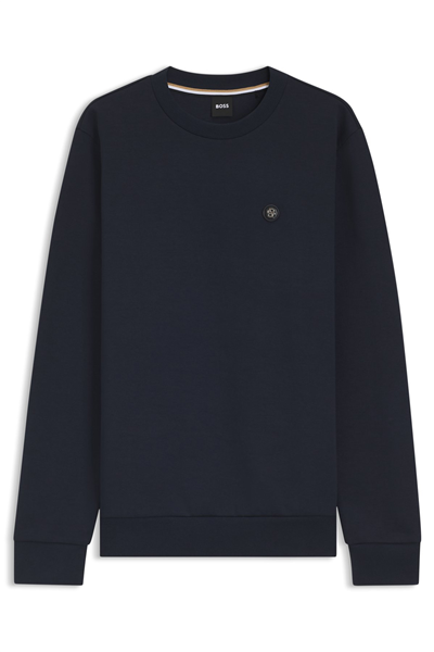 BOSS C Sharpe 01 Erkek Bisiklet Yaka Sweatshirt