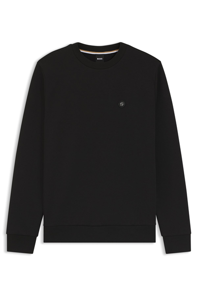 BOSS C Sharpe 01 Erkek Bisiklet Yaka Sweatshirt