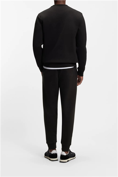 BOSS C Sharpe 01 Erkek Bisiklet Yaka Sweatshirt Siyah