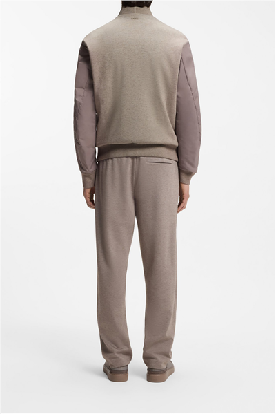 BOSS C Shepherd 242 Aston Martin Erkek Fermuarlı Sweatshirt Gri
