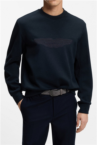 BOSS C Soleri 242 Am Erkek Bisiklet Yaka Sweatshirt