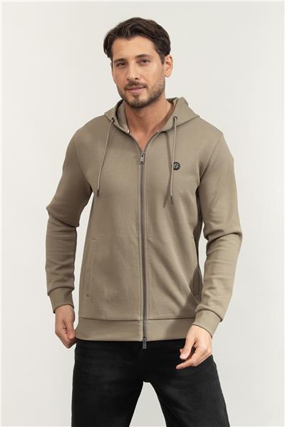 Boss C-Spence 01 Erkek Fermuarlı Sweatshirt