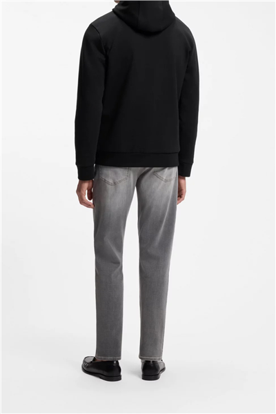 BOSS C Spence 01 Erkek Kapüşonlu Sweatshirt Siyah