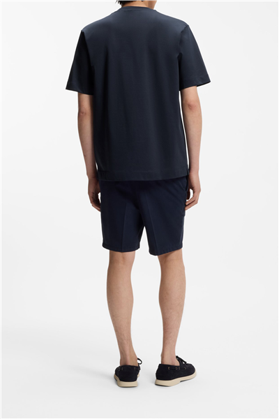 Boss C Tames 98 Erkek Bisiklet Yaka T-Shirt Mavi