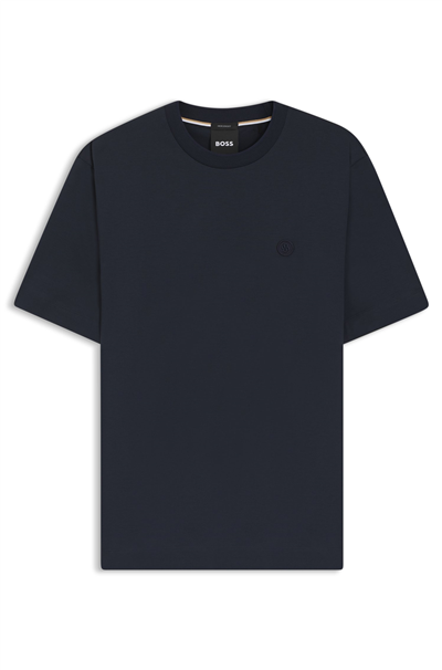 Boss C Tames 98 Erkek Bisiklet Yaka T-Shirt Mavi