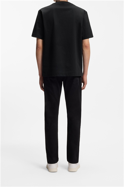 Boss C Tames 98 Erkek Bisiklet Yaka T-Shirt Siyah