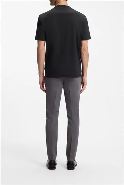BOSS C Taut 01 Erkek Bisiklet Yaka T-Shirt Siyah