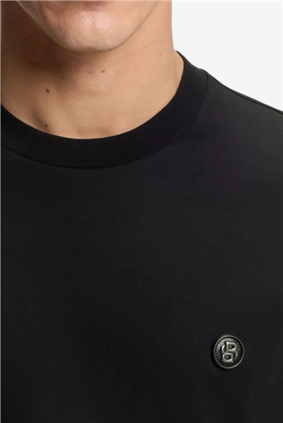BOSS C Taut 01 Erkek Bisiklet Yaka T-Shirt Siyah