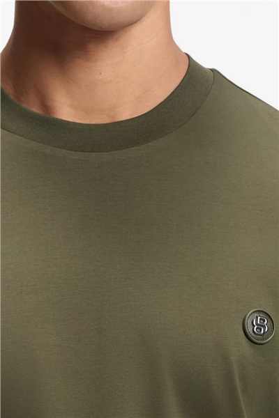 BOSS C Taut 01 Erkek Bisiklet Yaka T-Shirt Yeşil
