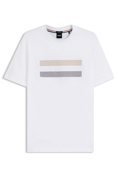 BOSS C Taut 10 Erkek Bisiklet Yaka T-Shirt