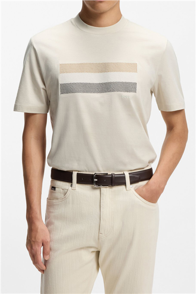 BOSS C Taut 10 Erkek Bisiklet Yaka T-Shirt