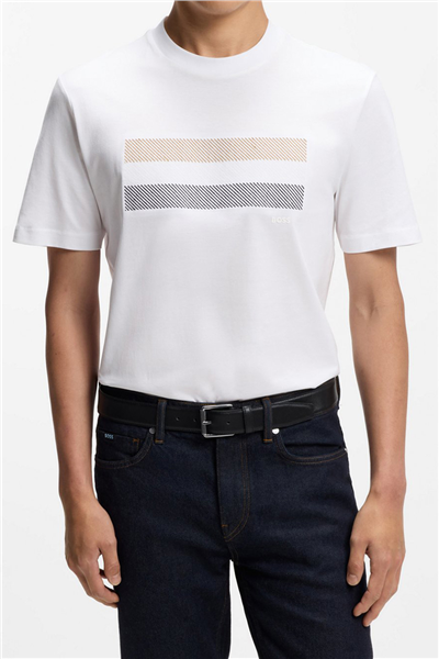 BOSS C Taut 10 Erkek Bisiklet Yaka T-Shirt