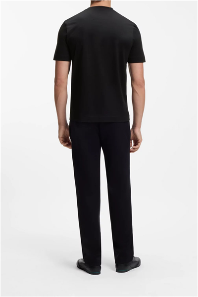 BOSS C Taut 181 Am Erkek Bisiklet Yaka T-Shirt Siyah