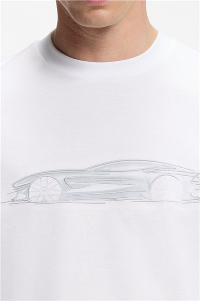 BOSS C Taut 242 Am Erkek Bisiklet Yaka T-Shirt