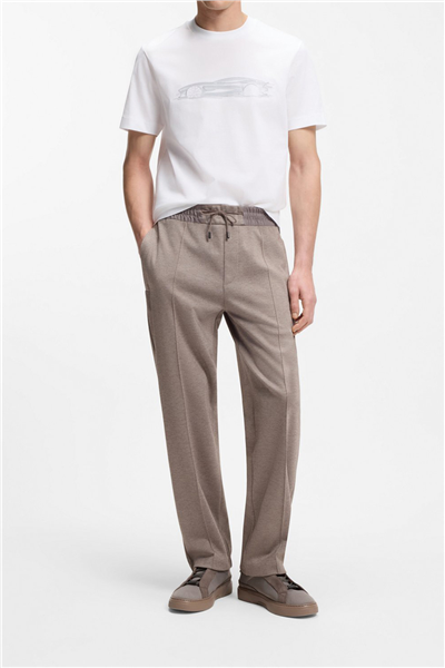 BOSS C Taut 242 Am Erkek Bisiklet Yaka T-Shirt