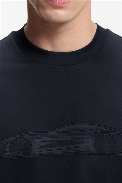 BOSS C Taut 242 Am Erkek Bisiklet Yaka T-Shirt