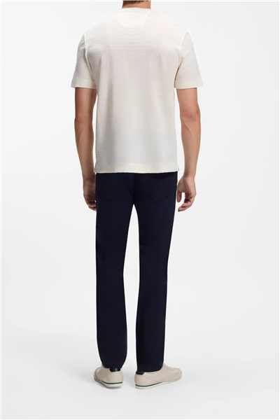 BOSS C Thompson 180 Am Erkek Bisiklet Yaka T-Shirt Beyaz