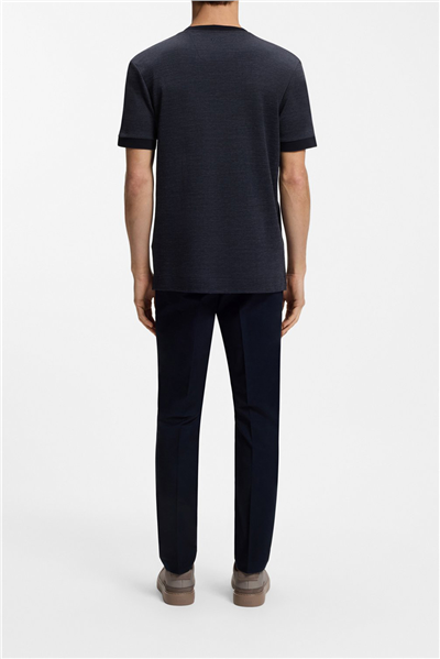 BOSS C Thompson 242 Am Erkek Bisiklet Yaka T-Shirt