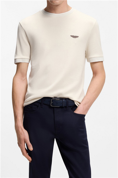 BOSS C Thompson 242 Am Erkek Bisiklet Yaka T-Shirt