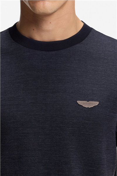 BOSS C Thompson 242 Am Erkek Bisiklet Yaka T-Shirt