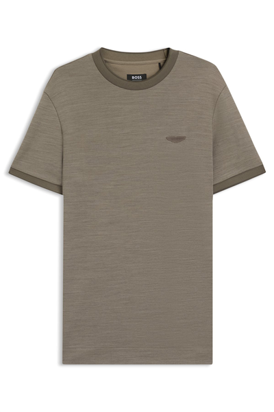 BOSS C Thompson 242 Am Erkek Bisiklet Yaka T-Shirt