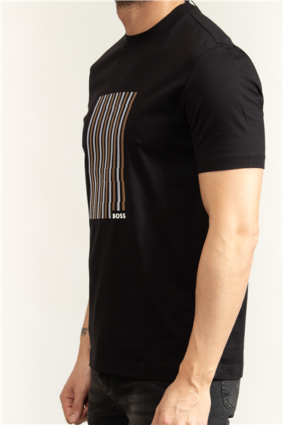 Boss C Thompson 41 Erkek Bisiklet Yaka T-Shirt Siyah