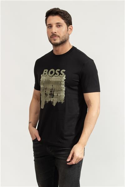 BOSS C-Thompson Erkek Bisiklet Yaka T-Shirt