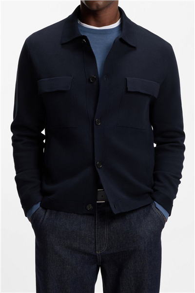 BOSS C Uttoni Erkek Triko Ceket