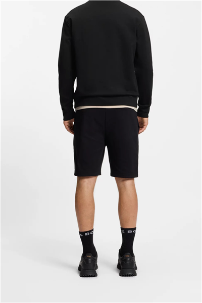 Boss CN Future Erkek Bisiklet Yaka Sweatshirt Siyah