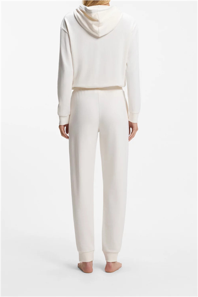Boss CP Stripe Pants Cuff Kadın Eşofman Altı Beyaz