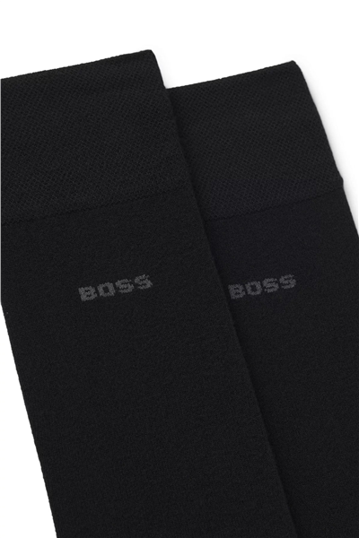 Boss Erkek 2li Çorap Siyah